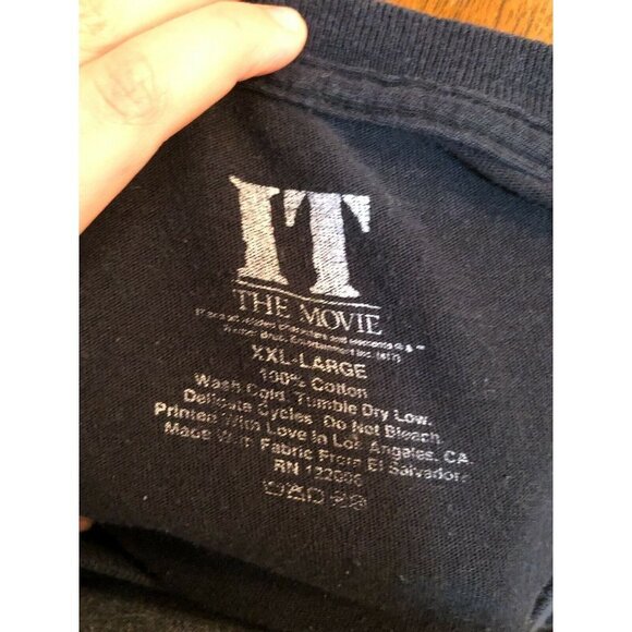 IT The Movie Mens XXL Black Pennywise Arent You Gonna Say Hello T Shirt - Picture 9 of 9